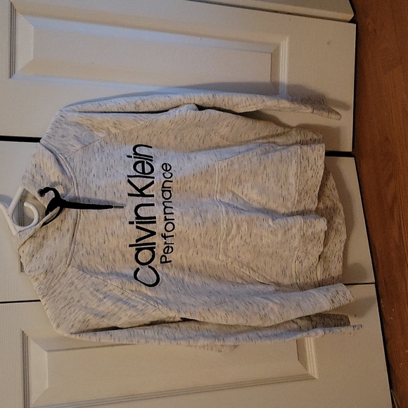 Calvin Klein Tops - Calvin klein  heather gray hoodie